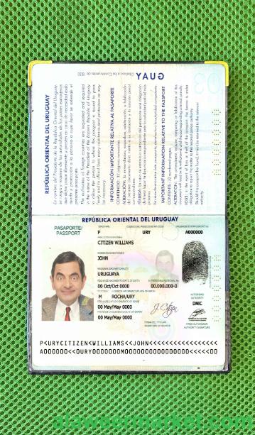 Uruguay passport photo look